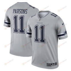 Micah Parsons 11 Dallas Cowboys Inverted Legend Player Jersey - Gray