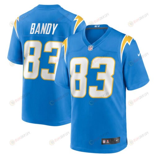 Michael Bandy 83 Los Angeles Chargers Player Game Jersey - Powder Blue