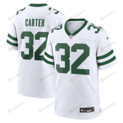 Michael Carter 32 New York Jets Legacy Game Men Jersey - White