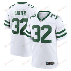 Michael Carter 32 New York Jets Player Game Men Jersey - White