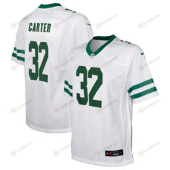 Michael Carter 32 New York Jets Youth Jersey - White