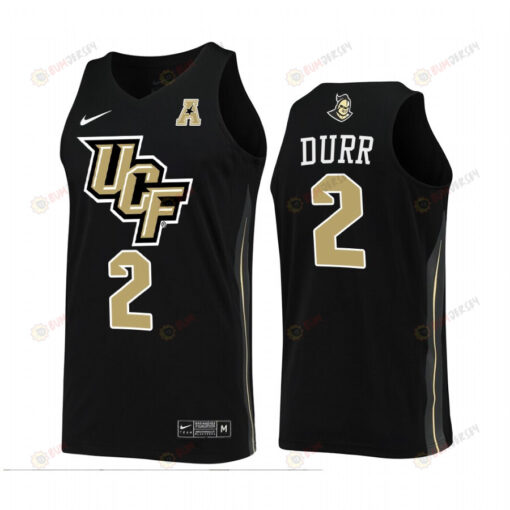 Michael Durr 2 UCF Knights Uniform Jersey College Basketball Black