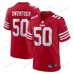 Michael Dwumfour 50 San Francisco 49ers Home Game Player Jersey - Scarlet