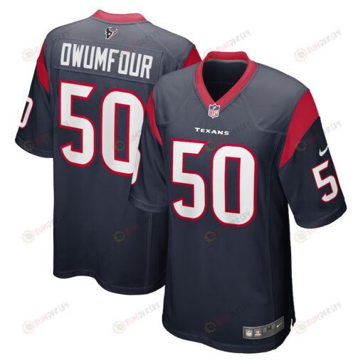 Michael Dwumfour Houston Texans Game Player Jersey - Navy