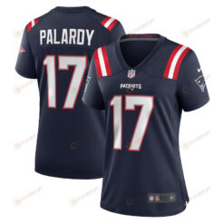 Michael Palardy 17 New England Patriots Game Women Jersey - Navy