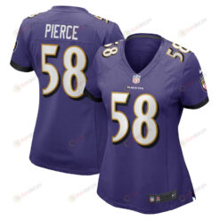 Michael Pierce Baltimore Ravens Women's Game Jersey - Purple