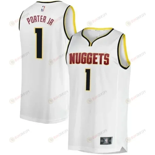 Michael Porter Jr. Denver Nuggets Fast Break Jersey - Association Edition - White