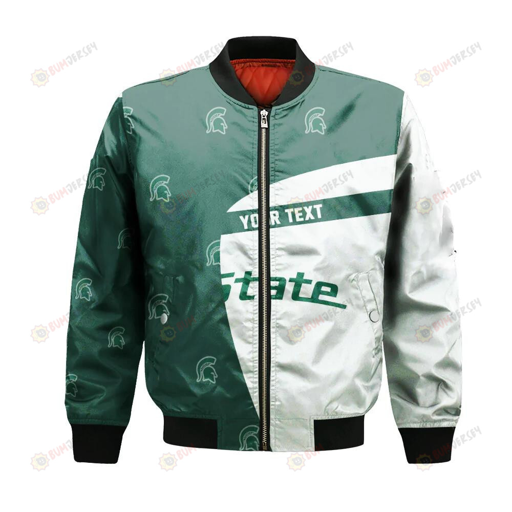 Michigan State Spartans Bomber Jacket 3D Printed Special Style