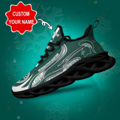 Michigan State Spartans Logo Unique Pattern Custom Name 3D Max Soul Sneaker Shoes