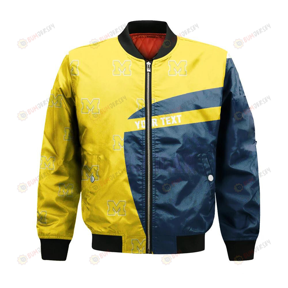 Michigan Wolverines Bomber Jacket 3D Printed Special Style