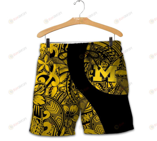 Michigan Wolverines Men Shorts Polynesian