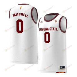 Mickey Mitchell 0 Arizona State Sun Devils Retro Basketball Men Jersey - White