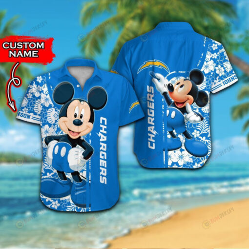 Mickey Mouse Custom Name 3D Printed Hawaiian Shirt