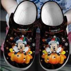 Mickey Mouse Halloween Crocs Crocband Clog Comfortable Water Shoes - AOP Clog