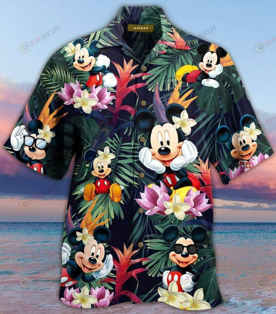 Mickey Mouse Hawaiian Shirt Summer Shirt