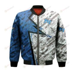 Middle Tennessee Blue Raiders Bomber Jacket 3D Printed Abstract Pattern Sport