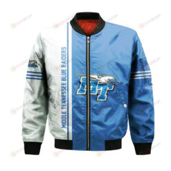 Middle Tennessee Blue Raiders Bomber Jacket 3D Printed Half Style