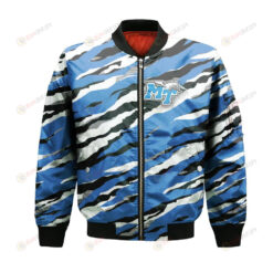 Middle Tennessee Blue Raiders Bomber Jacket 3D Printed Sport Style Team Logo Pattern