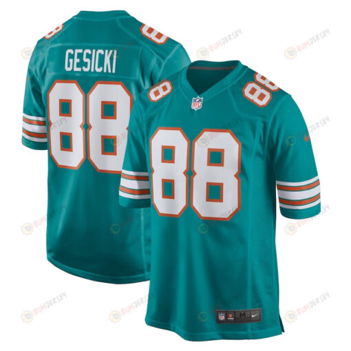 Mike Gesicki 88 Miami Dolphins Alternate Game Men Jersey - Aqua