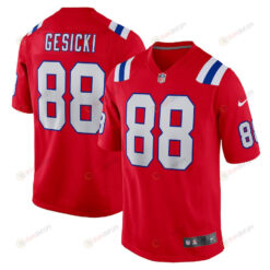Mike Gesicki 88 New England Patriots Alternate Game Men Jersey - Red