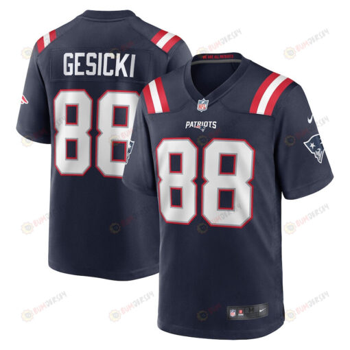 Mike Gesicki 88 New England Patriots Game Men Jersey - Navy