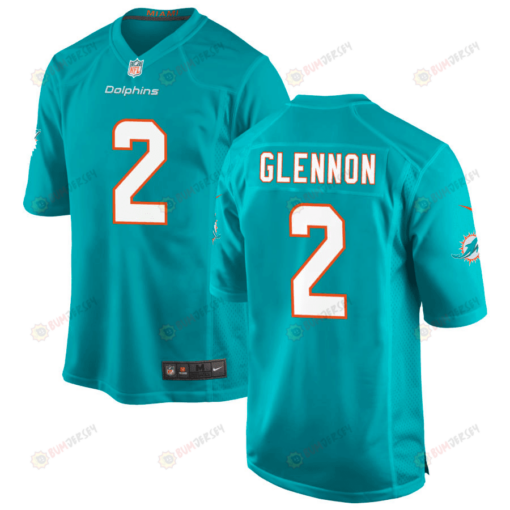 Mike Glennon 2 Miami Dolphins Men Aqua Game Jersey