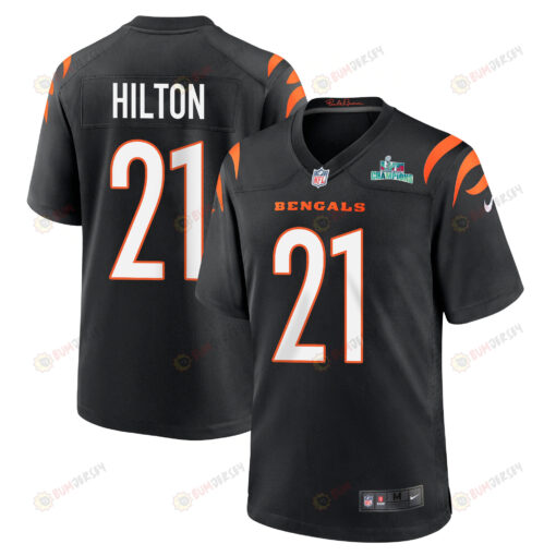 Mike Hilton 21 Cincinnati Bengals Super Bowl LVII Champions Men's Jersey - Black