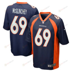 Mike McGlinchey 69 Denver Broncos Men Alternate Game Jersey - Navy