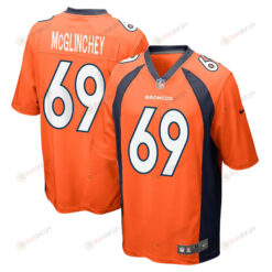 Mike McGlinchey 69 Denver Broncos Men's Jersey - Orange