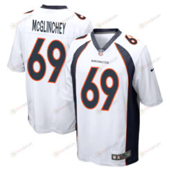 Mike McGlinchey 69 Denver Broncos Men's Jersey - White