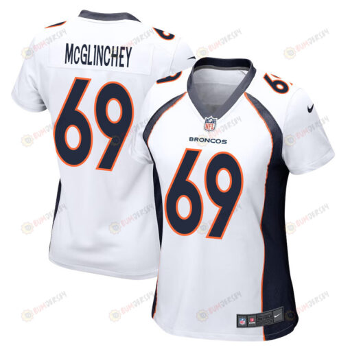 Mike McGlinchey 69 Denver Broncos WoMen's Jersey - White
