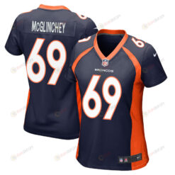 Mike McGlinchey 69 Denver Broncos Women Alternate Game Jersey - Navy