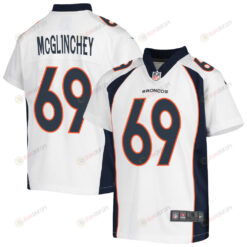 Mike McGlinchey 69 Denver Broncos Youth Jersey - White
