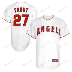 Mike Trout Los Angeles Angels Big And Tall Player Baseball Jersey - White