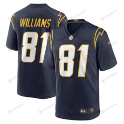 Mike Williams Los Angeles Chargers Alternate Team Game Jersey - Navy