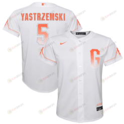 Mike Yastrzemski 5 San Francisco Giants Youth City Connect Jersey - White