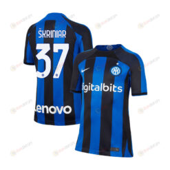 Milan ?kriniar 37 Inter Milan 2022/23 Home Jersey - Youth