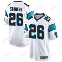 Miles Sanders 26 Carolina Panthers Game Men Jersey - White