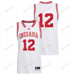 Miller Kopp 12 White Indiana Hoosiers 2022 College Basketball Reverse Retro Jersey