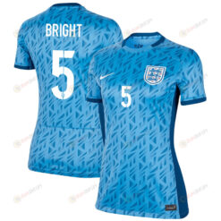 Millie Bright 5 England Women's National Team 2023-24 World Cup Away Women Jersey