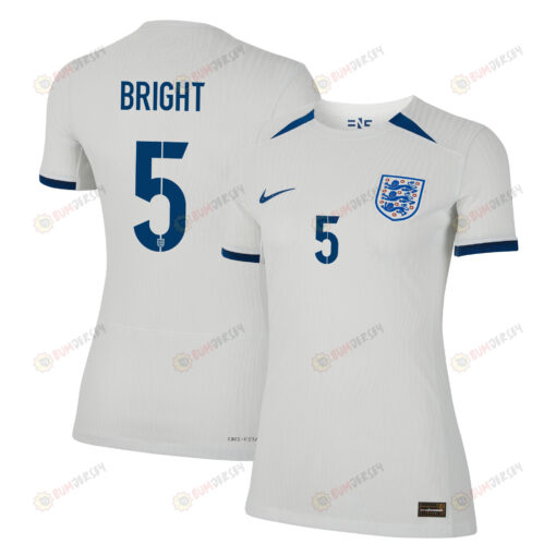 Millie Bright 5 England Women's National Team 2023-24 World Cup Home Women Jersey