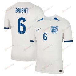 Millie Bright 6 England Women's National Team 2023-24 World Cup Home Men Jersey