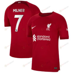 Milner 7 Liverpool Men 2022/23 Home Jersey - Red