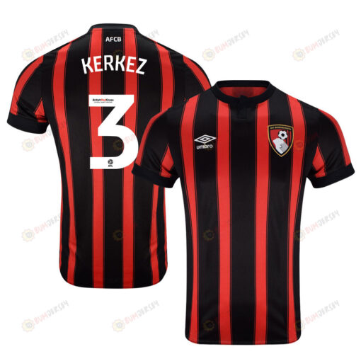 Milos Kerkez 3 AFC Bournemouth 2023-24 EFL Home Men Jersey - Red