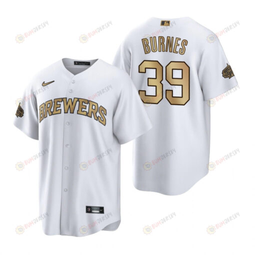 Milwaukee Brewers Corbin Burnes White 2022-23 All-Star Game Jersey