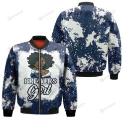 Milwaukee Brewers Girl African Girl Team Allover Design Gift For Milwaukee Brewers Fans Bomber Jacket 3D Printed