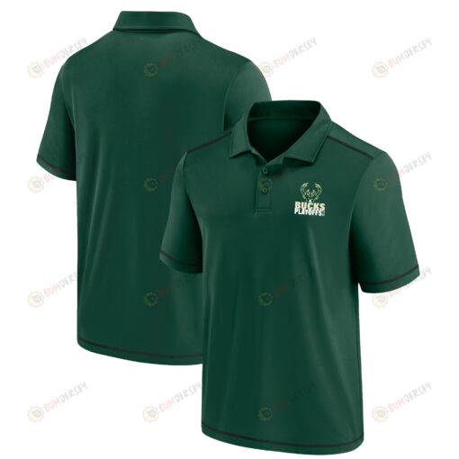 Milwaukee Bucks Playoffs 2023 Short Sleeves Polo - Men