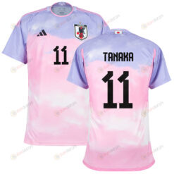 Mina Tanaka 11 Japan Women's National Team 2023-24 World Cup Away Men Jersey