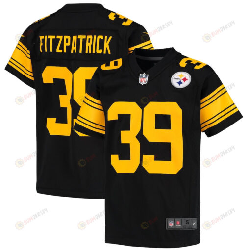 Minkah Fitzpatrick 39 Pittsburgh Steelers Youth Jersey - Black