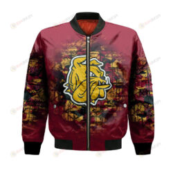 Minnesota-Duluth Bulldogs Bomber Jacket 3D Printed Camouflage Vintage